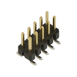Conector SMT 10 pini tată 2,54mm pentru şiruri pini | Electronic-mag.ro | Componente Electronice