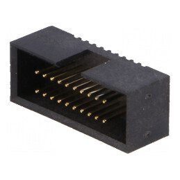 Conector IDC Soclu Tată PIN 20 Drept THT Gold Flash - Componentă Electronică Profesională | Electronic-mag.ro | Componente Electronice