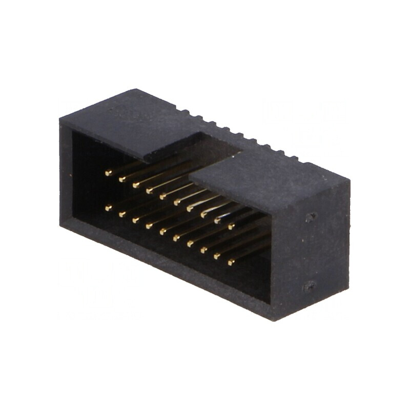 Conector IDC Soclu Tată PIN 20 Drept THT Gold Flash - Componentă Electronică Profesională | Electronic-mag.ro | Componente Electronice