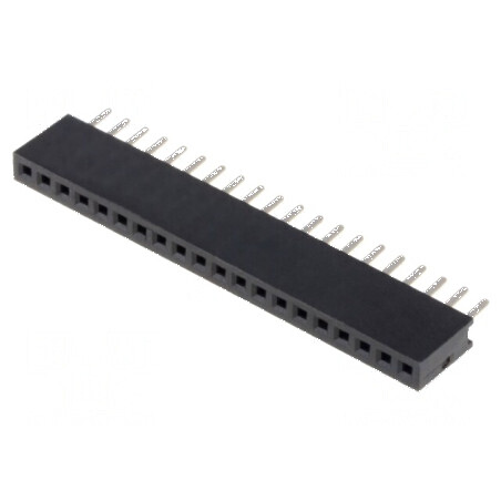 Conector şiruri pini soclu mamă 20 pini 1,27mm THT 1x20 | Electronic-mag.ro | Componente Electronice
