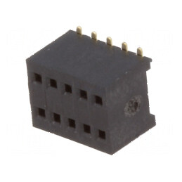 Conector şiruri pini soclu mamă 10 pini 1,27mm SMT 2x5 | Electronic-mag.ro | Componente Electronice