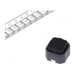 Microîntrerupător TACT SPST Pozitiv 2, 0,05A/16VDC SMT, Forță de Actuare 1,6N, Dimensiune 5mm | Electronic-mag.ro | Componente Electronice
