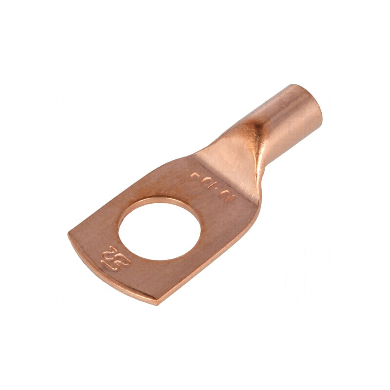 Vârf inelar tubular M10 10mm² pentru crimpare pe cablu, lungime 25,5mm | Electronic-mag.ro | Componente Electronice Vârf inelar tubular M10 10mm² pentru crimpare pe cablu, lungime 25,5mm | Electronic-mag.ro | Componente Electronice