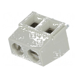 Regletă de conexiuni pentru PCB în unghi de 90°, 5mm, 2 piste, 13,5A | Electronic-mag.ro | Componente Electronice