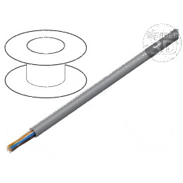 Cablu U/UTP 4x2x26AWG Cat 5e Litat Cu PVC Gri, 100m, Ø Cablu 5mm | Electronic-mag.ro | Componente Electronice