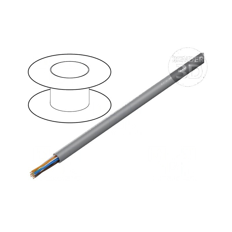 Cablu U/UTP 4x2x26AWG Cat 5e Litat Cu PVC Gri, 100m, Ø Cablu 5mm | Electronic-mag.ro | Componente Electronice Cablu U/UTP 4x2x26AWG Cat 5e Litat Cu PVC Gri, 100m, Ø Cablu 5mm | Electronic-mag.ro | Componente Electronice