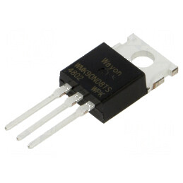 Tranzistor N-MOSFET Unipolar TO220-3 - Componentă Electronică de Înaltă Performanță | Electronic-mag.ro | Componente Electronice