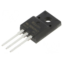 Tranzistor N-MOSFET Unipolar TO220FP - Componentă Electronică de Putere | Electronic-mag.ro | Componente Electronice