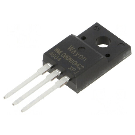 Tranzistor N-MOSFET Unipolar TO220FP - Componentă Electronică de Putere | Electronic-mag.ro | Componente Electronice