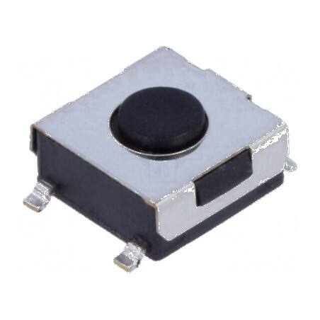 Microîntrerupător TACT SPST-NO 0,05A/24VDC SMT - Pozitie 2, Fara Contacte | Electronic-mag.ro | Componente Electronice