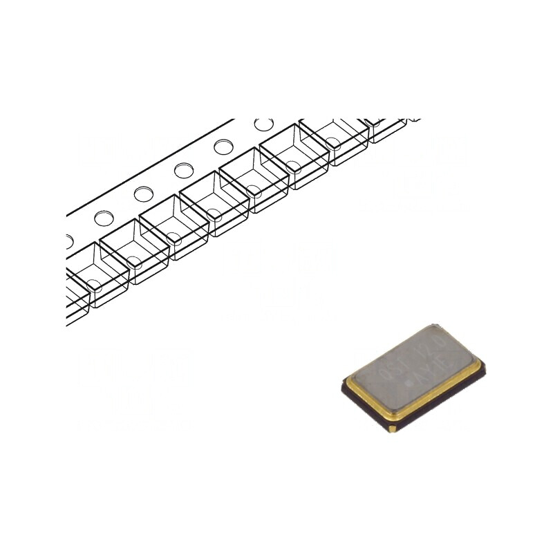 Rezonator cu cuarț 12MHz ±10ppm 10pF SMD 5x3,2x0,9mm - Componentă electronică pentru circuite integrate | Electronic-mag.ro | Componente Electronice Rezonator cu cuarț 12MHz ±10ppm 10pF SMD 5x3,2x0,9mm - Componentă electronică pentru circuite integrate | Electronic-mag.ro | Componente Electronice