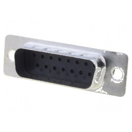 Mufă D-Sub 15 PIN Tată pe Cablu - Versiune Fără Contacte 5A | Electronic-mag.ro | Componente Electronice