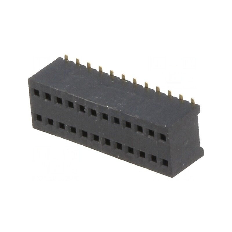 Conector 24 pini soclu mamă 1,27mm SMT 2x12 pentru circuite electronice | Electronic-mag.ro | Componente Electronice Conector 24 pini soclu mamă 1,27mm SMT 2x12 pentru circuite electronice | Electronic-mag.ro | Componente Electronice