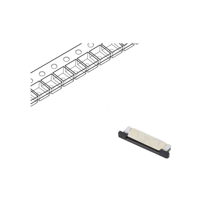 Conector FFC/FPC 24 PIN F32Q ZIF SMT 50V - Contacte Superioare | Electronic-mag.ro | Componente Electronice Conector FFC/FPC 24 PIN F32Q ZIF SMT 50V - Contacte Superioare | Electronic-mag.ro | Componente Electronice