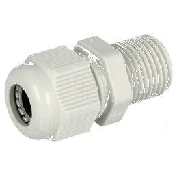 Garnitură de etanșare cu filet alungit M16 1,5 IP68 - Gri, pentru protecție împotriva apei și prafului | Electronic-mag.ro | Componente Electronice
