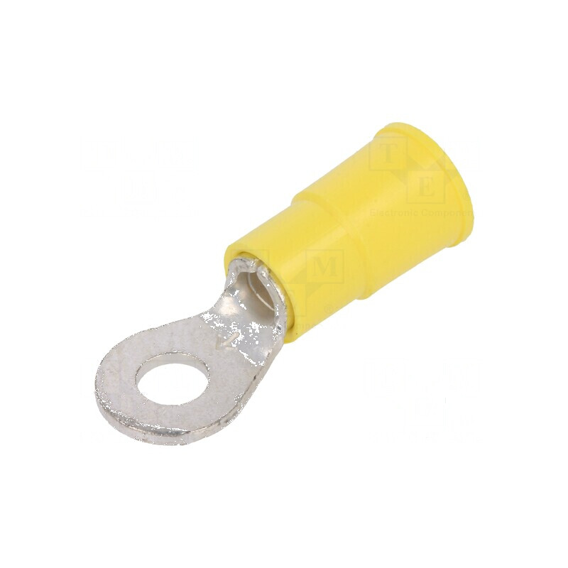 Vârf inelar M4 cu diametru de 4,32mm, crimpat pe cablu, izolat și cositorit | Electronic-mag.ro | Componente Electronice Vârf inelar M4 cu diametru de 4,32mm, crimpat pe cablu, izolat și cositorit | Electronic-mag.ro | Componente Electronice