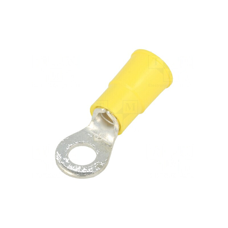 Vârf inelar M4,5 Ø 4,98mm crimpat pe cablu izolat, cositorit - Conector profesional pentru electricitate | Electronic-mag.ro | Componente Electronice Vârf inelar M4,5 Ø 4,98mm crimpat pe cablu izolat, cositorit - Conector profesional pentru electricitate | Electronic-mag.ro | Componente Electronice