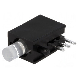 LED Bicolor 3mm în Carcasă - 1 Diode Roșie/Verde 20mA 100° | Electronic-mag.ro | Componente Electronice