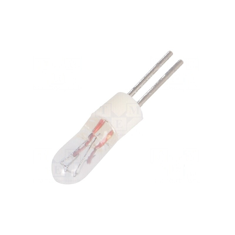 Lampă miniaturală BI-PIN 28V DC 24mA Tip Balon T1 Ø 3,3mm - Durată de viață 10000 ore | Electronic-mag.ro | Componente Electronice