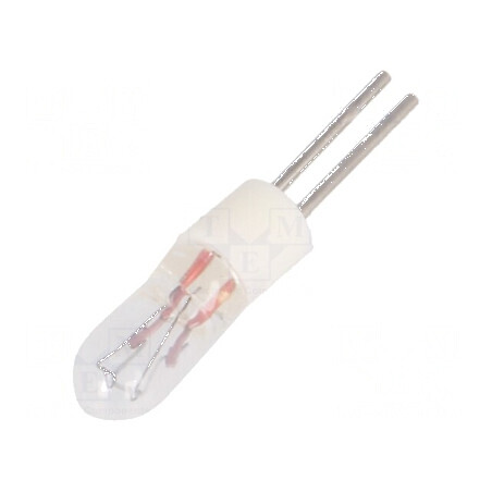 Lampă miniaturală BI-PIN 28V DC 24mA Tip Balon T1 Ø 3,3mm - Durată de viață 10000 ore | Electronic-mag.ro | Componente Electronice