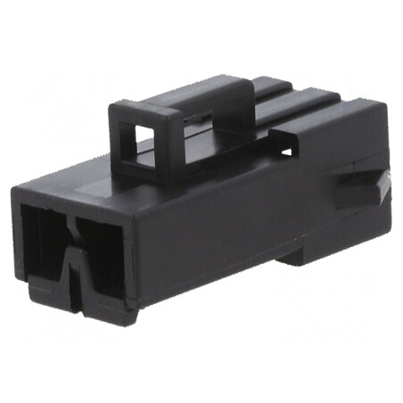 Conector Automotive Mufă Tată JPT pe Cablu PIN 2 Neagră pentru Sisteme Electrice Auto | Electronic-mag.ro | Componente Electronice