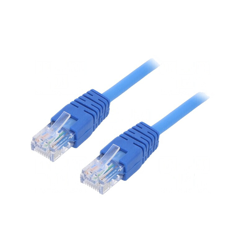 Cablul de rețea Patch Cord U/UTP 5e Litat CCA PVC Albastru, 0,25m, 26AWG | Electronic-mag.ro | Componente Electronice Cablul de rețea Patch Cord U/UTP 5e Litat CCA PVC Albastru, 0,25m, 26AWG | Electronic-mag.ro | Componente Electronice