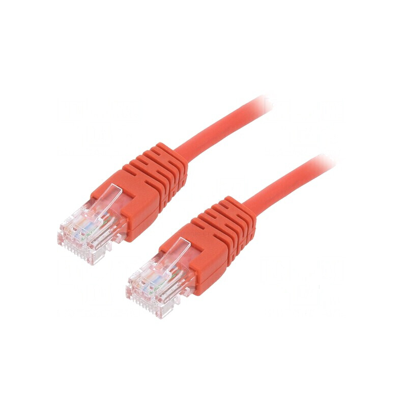 Cablaj Patch Cord U/UTP Cat 5e Litat CCA PVC Roșu 0,25m 26AWG | Electronic-mag.ro | Componente Electronice Cablaj Patch Cord U/UTP Cat 5e Litat CCA PVC Roșu 0,25m 26AWG | Electronic-mag.ro | Componente Electronice
