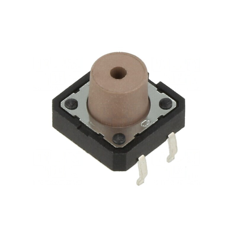 Microîntrerupător TACT SPST-NO 0,05A/12VDC THT, Pozitie 2, Fara | Electronic-mag.ro | Componente Electronice