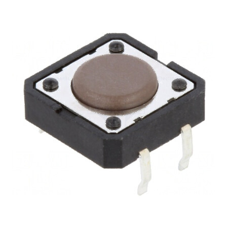 Microîntrerupător TACT SPST-NO 0,05A/12VDC THT 1,8N - Comutator de Tip Tactil pentru Circuit Electric | Electronic-mag.ro | Componente Electronice