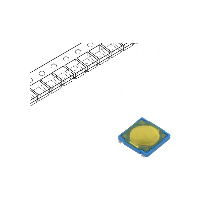 Microîntrerupător TACT SPST-NO 0,05A/12VDC SMT Poz: 2 Fără 1N | Electronic-mag.ro | Componente Electronice