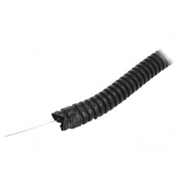 Tub de protecție PVC neagră 16mm, lungime 25m, rezistență la temperaturi între -25 și 60°C | Electronic-mag.ro | Componente Electronice