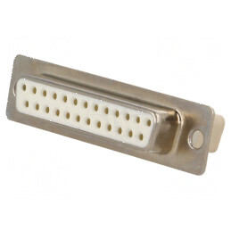 Mufă mamă D-Sub 25 PIN pe cablu, versiune fără contacte 3A | Electronic-mag.ro | Componente Electronice