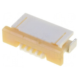 Conector FFC/FPC orizontal cu 4 pini contacte inferioare ZIF - Componentă electronică de înaltă calitate | Electronic-mag.ro | Componente Electronice