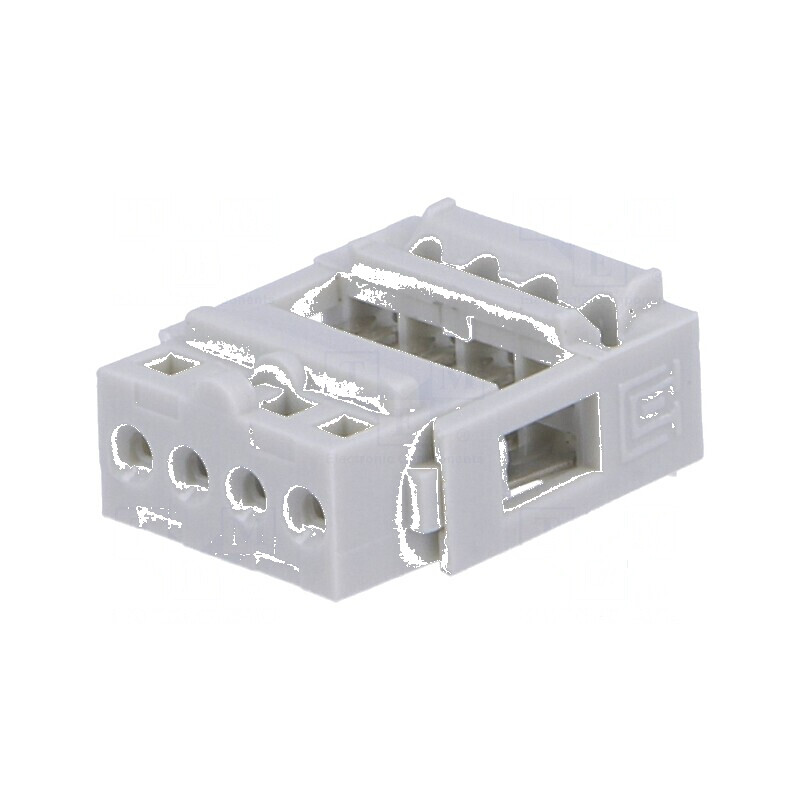Conector IDC Mufă Mamă 4 PIN THT 2,54mm Cositorit - Componentă Electronică de Înaltă Calitate | Electronic-mag.ro | Componente Electronice