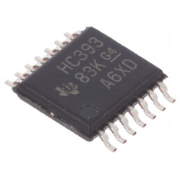 Contor Binar Digital 4bit SMD TSSOP14 HC - Funcționare 2÷6VDC | Electronic-mag.ro | Componente Electronice