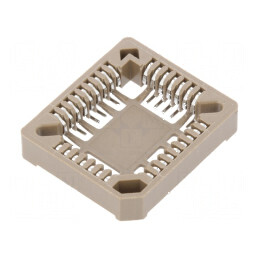 "Soclu PLCC32 SMT pentru circuite integrate, bronz-fosfor, cositorit - Compatibilitate profesională" | Electronic-mag.ro | Componente Electronice