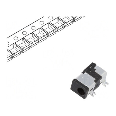 Conector Alimentare DC Soclu Tată 2,35mm x 0,7mm pentru Aplicații Electrice | Electronic-mag.ro | Componente Electronice
