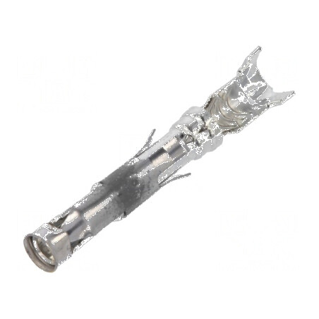 Pin mamă 16 din alamă cositorit pentru cabluri 0,75÷1,5mm² 18AWG÷16AWG - Ambalaj vrac | Electronic-mag.ro | Componente Electronice