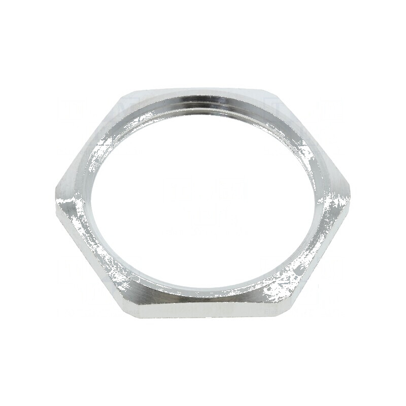 Piuliță M32 din alamă nichelată, grosime 4mm, cheie 36mm, filet metric | Electronic-mag.ro | Componente Electronice Piuliță M32 din alamă nichelată, grosime 4mm, cheie 36mm, filet metric | Electronic-mag.ro | Componente Electronice