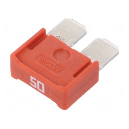 Siguranţă auto 50A 32VDC, dimensiune 16,2mm - protecţie electrică de înaltă performanţă | Electronic-mag.ro | Componente Electronice