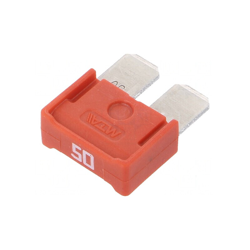Siguranţă auto 50A 32VDC, dimensiune 16,2mm - protecţie electrică de înaltă performanţă | Electronic-mag.ro | Componente Electronice