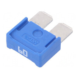 Siguranţă auto 60A 32VDC, dimensiune 16,2mm, pentru aplicaţii electrice | Electronic-mag.ro | Componente Electronice