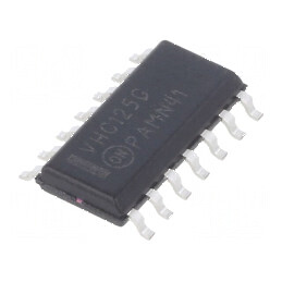 "IC Digital cu 3 Stări, Bus Buffer, 4 Canale, 2 Intrări, CMOS, SMD SOIC14" | Electronic-mag.ro | Componente Electronice