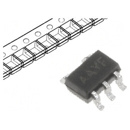Amplificator operațional IC 1MHz, 1 canal, SC70-5, 1.8-6VDC, 1pA | Electronic-mag.ro | Componente Electronice