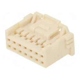 "Carcasă de priză duală 2.0 W/B, 14 circuite, bej, pentru instalații electrice" | Electronic-mag.ro | Componente Electronice