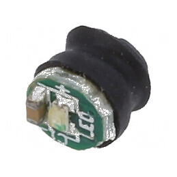 LED Verde 120° Ø4,8mm, 1 Diode, 525nm, 20mA, 600mcd | Electronic-mag.ro | Componente Electronice