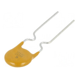 Siguranță Polimerică PTC 400mA 60VDC THT 7,4x3,1x13,4mm CuFe - Componentă Electrică de Protecție | Electronic-mag.ro | Componente Electronice