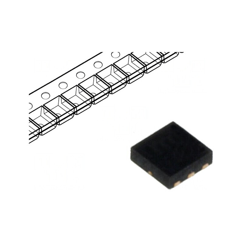 Diodă TVS Unidirecțională 6V 5A 300W SLP2020P6 pentru Protecția Rețelei - Configuratie 4 | Electronic-mag.ro | Componente Electronice