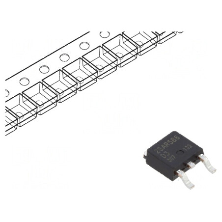Tranzistor PNP bipolar 80V 5A 10W DPAK TO252 - Componentă Electronică de Înaltă Performanță | Electronic-mag.ro | Componente Electronice