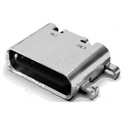 Conector USB C Soclu SMT PIN 16 Orizontale USB 2.0 5A 48VDC - Componentă Electronică de Înaltă Calitate | Electronic-mag.ro | Componente Electronice